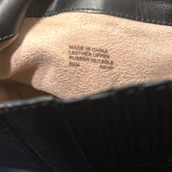 ♦️ Michael Kors Black knee high leather boots with gold studs size 5.5 - Picture 13 of 16